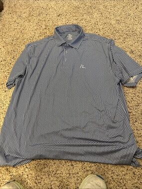 Rhoback men’s XXL golf shirt Texas art 😎